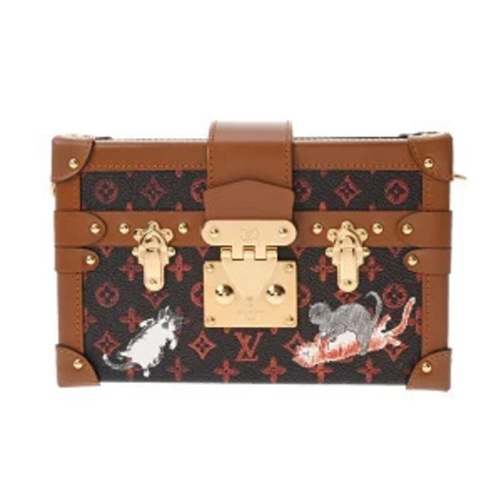 Louis Vuitton Catgram Malle Transformed Bag 2Way Crossbody Bag Canvas Brown